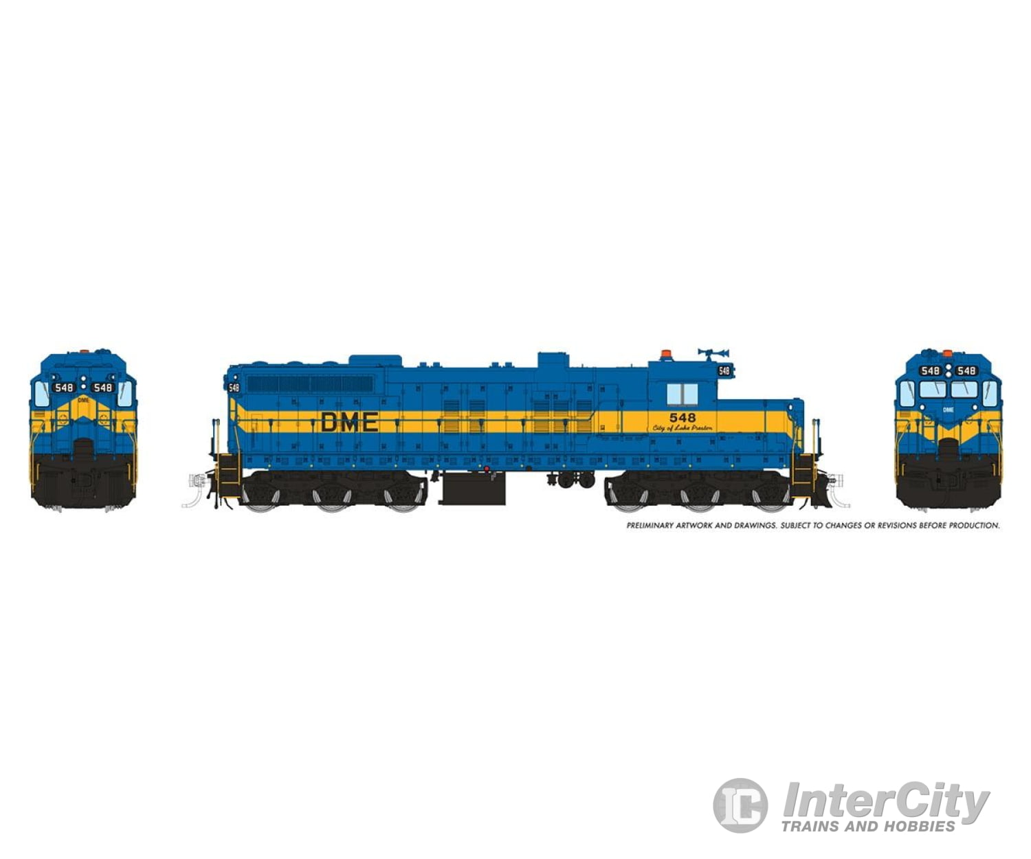 Rapido 050237 HO EMD SD10 (DC/Silent): Dakota Minnesota & Eastern: #548 Locomotive