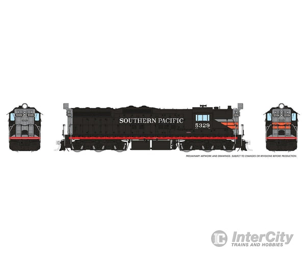 Rapido 050612 HO EMD SD7 (DC/DCC/Sound): Southern Pacific - Black Widow: #5329 Locomotive