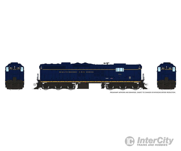 Rapido 050617 HO EMD SD9 (DC/DCC/Sound): Baltimore & Ohio: #771 Locomotive