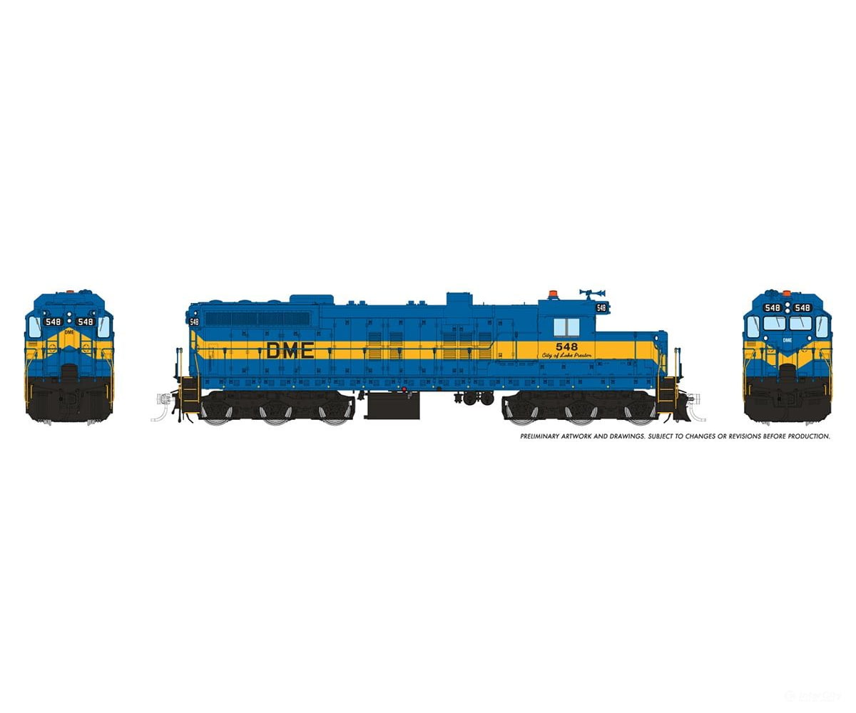 Rapido 050637 HO EMD SD10 (DC/DCC/Sound): Dakota Minnesota & Eastern: #548 Locomotive