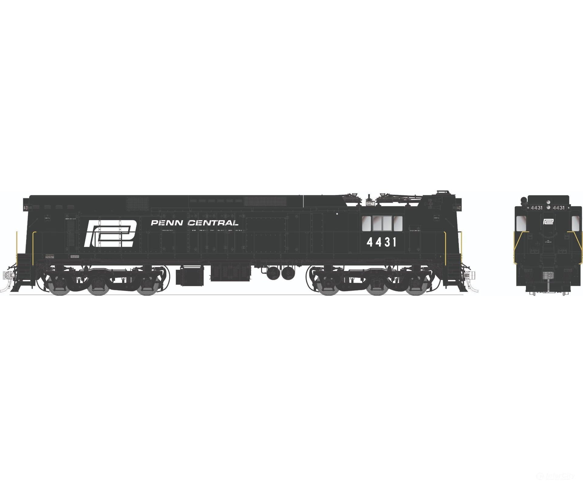 Rapido 052511 HO GE E44a Electric (DC/DCC/Sound): Penn Central: #4441 Locomotives