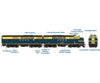 Rapido 053506 Ho Emd Ft A+B (Dc/Dcc/Sound): At&Sf - Freight Scheme: #103 + 103A Locomotives