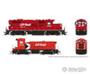 Rapido 054019 Ho Gp9U Mother + Slug (Dc/Silent): Cp - System: #1598 + #1012 Locomotives