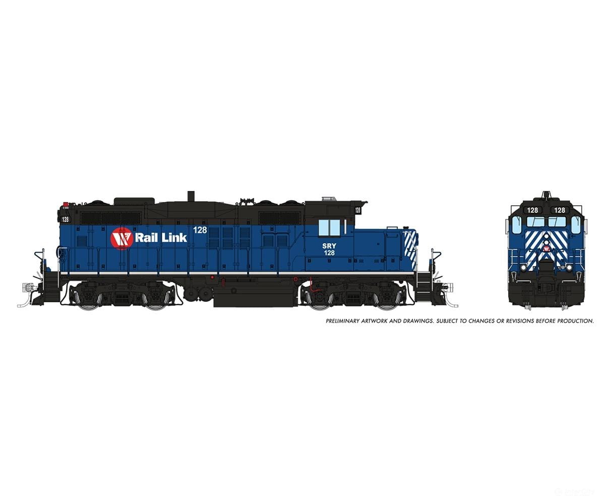 Rapido 054524 Ho Gp9U (Dc/Dcc/Sound): Southern Rwy Of Bc: #128 Locomotives