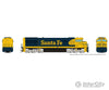 Rapido 055011 HO GE U30CG w/o SG (DC/Silent): Santa Fe - Yellow Warbonnet w/ Large Logo: #8005 Locomotives