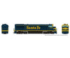 Rapido 055507 HO GE U30CG w/o SG (DC/DCC/Sound): Santa Fe - Bookend Scheme: #8000 Locomotives