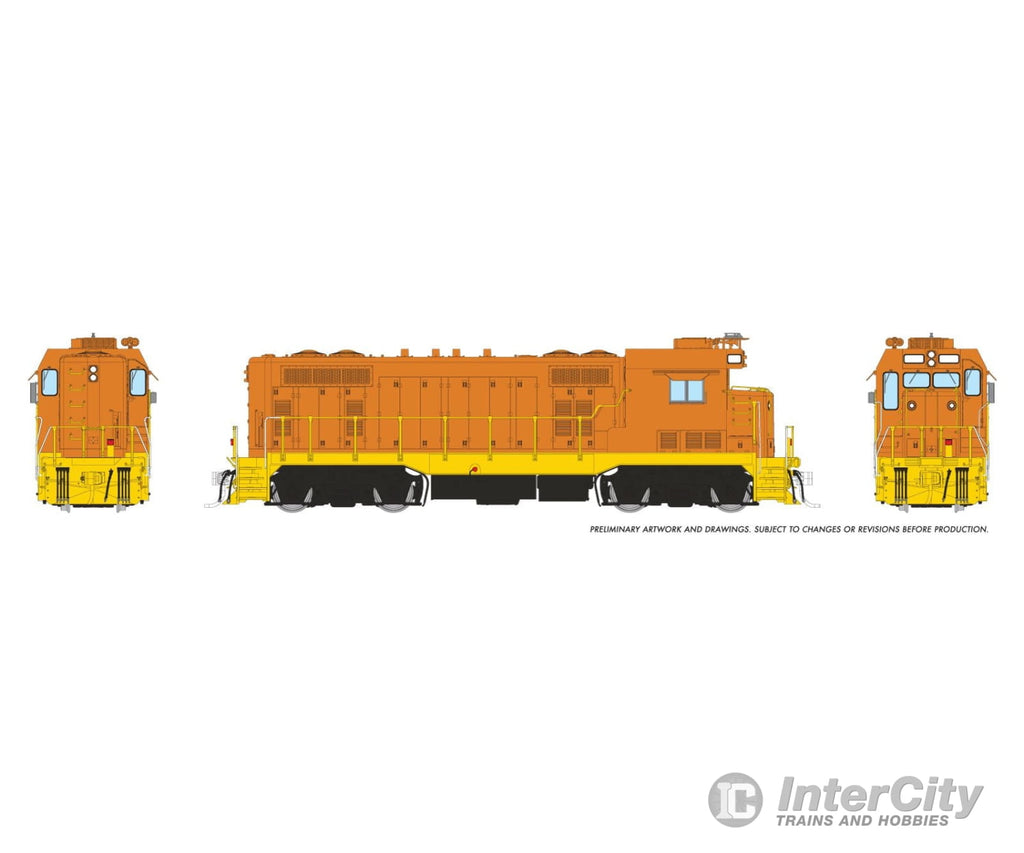 Rapido 070197 Ho Atsf Cf7 W/ Square Cab (Dc/Silent): Painted Orange Locomotives