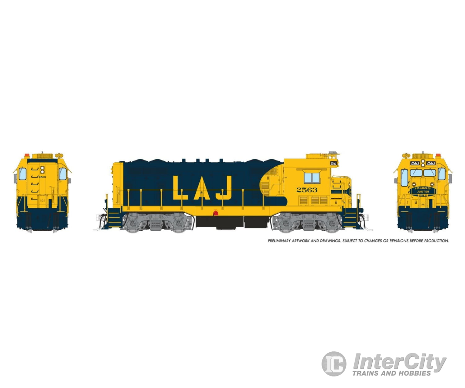 Rapido 070625 Ho Atsf Cf7 W/ Square Cab (Dc/Dcc/Sound): Los Angeles Junction: #2563 Locomotives