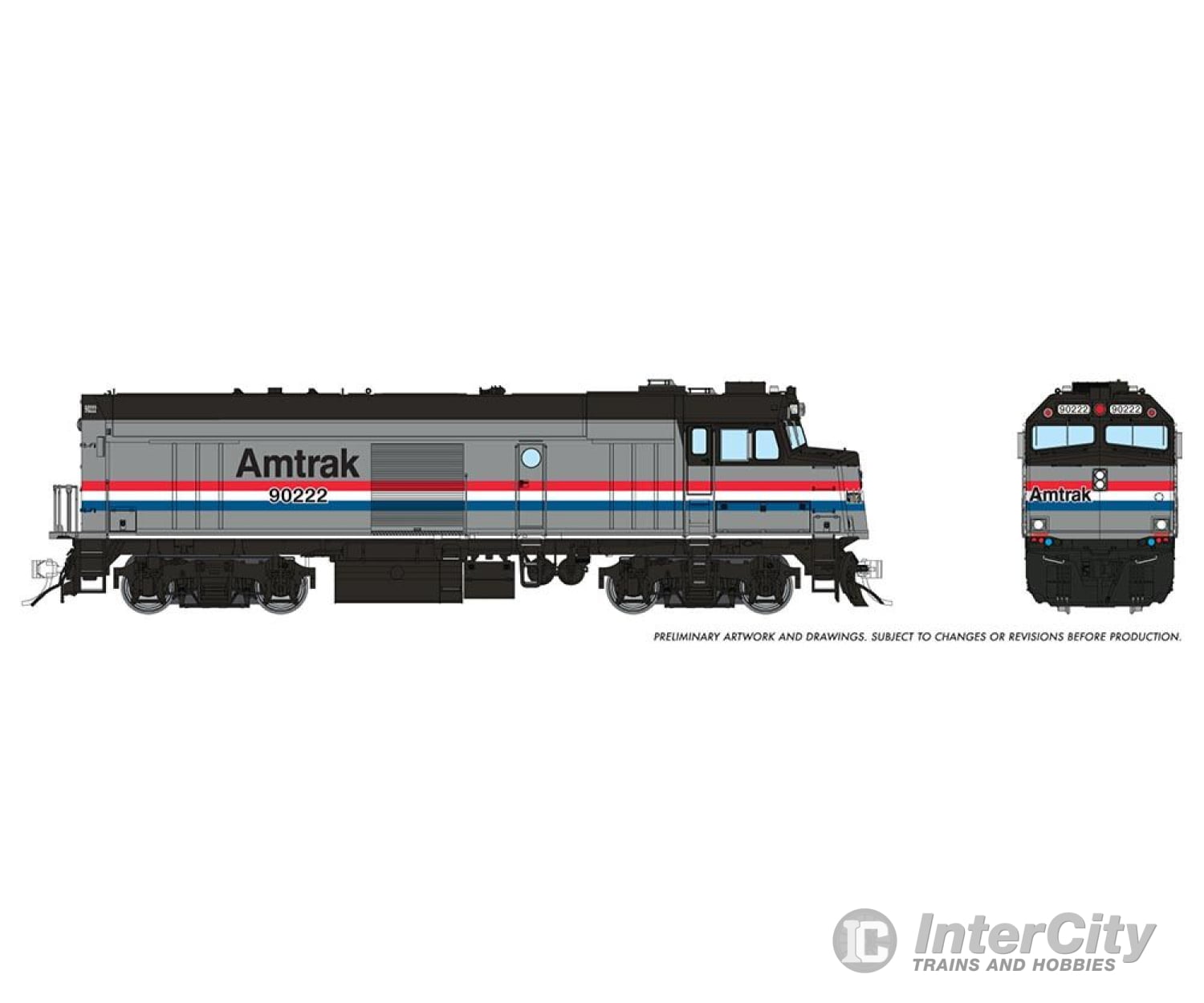 Rapido 081015 Ho Amtrak Npcu ’Cabbage’ (Dc/Silent): - Phase Iii: #90222 Locomotives