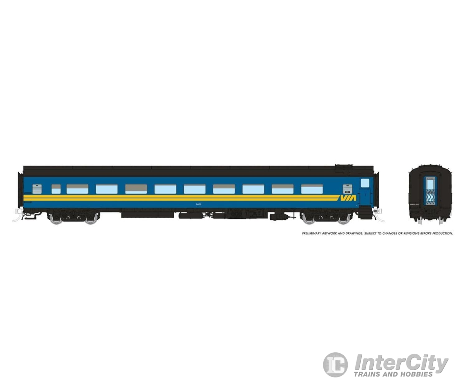 Rapido 100364 Ho Lightweight Coach: Via Rail Canada: #5603 Passenger Cars