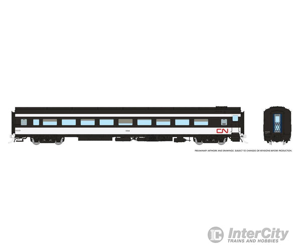 Rapido 100375 Ho Lightweight Coach: Cn - Wet Noodle Scheme: #5619 Passenger Cars
