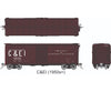 Rapido 1011002 HO 1937 AAR 40’ Boxcar - Square Corner: Chicago & Eastern Illinois: 6-Pack - Freight Cars