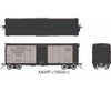 Rapido 1011006 HO 1937 AAR 40’ Boxcar - Round Corner: Atlanta & West Point - Silver: 6-Pack - Freight Cars