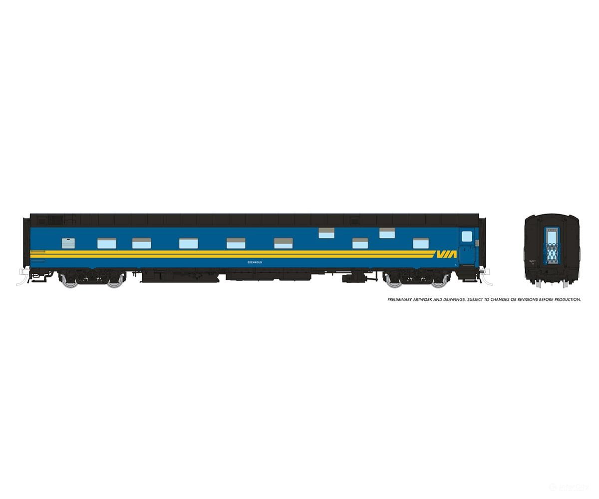 Rapido 101150 Ho Duplex Sleeper: Via Rail Canada: #1121 Elderbank Passenger Cars