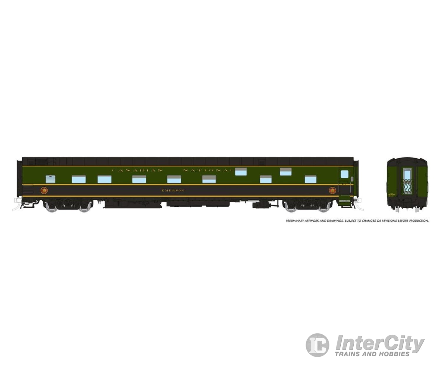 Rapido 101153 Ho Duplex Sleeper: Cnr - 1954 Scheme: #1115 Edmundston Passenger Cars