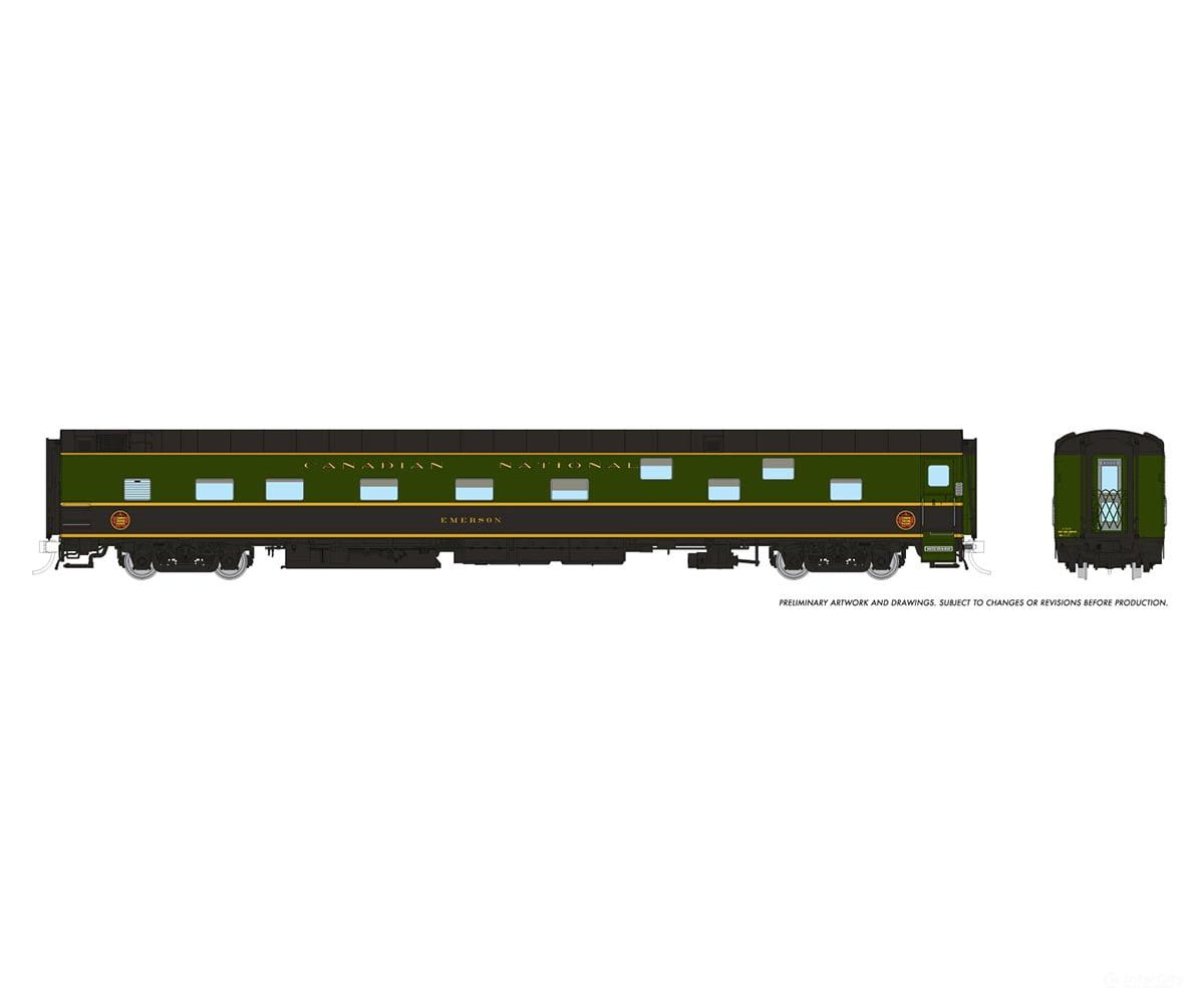 Rapido 101154 Ho Duplex Sleeper: Cnr - 1954 Scheme: #1132 Emerson Passenger Cars