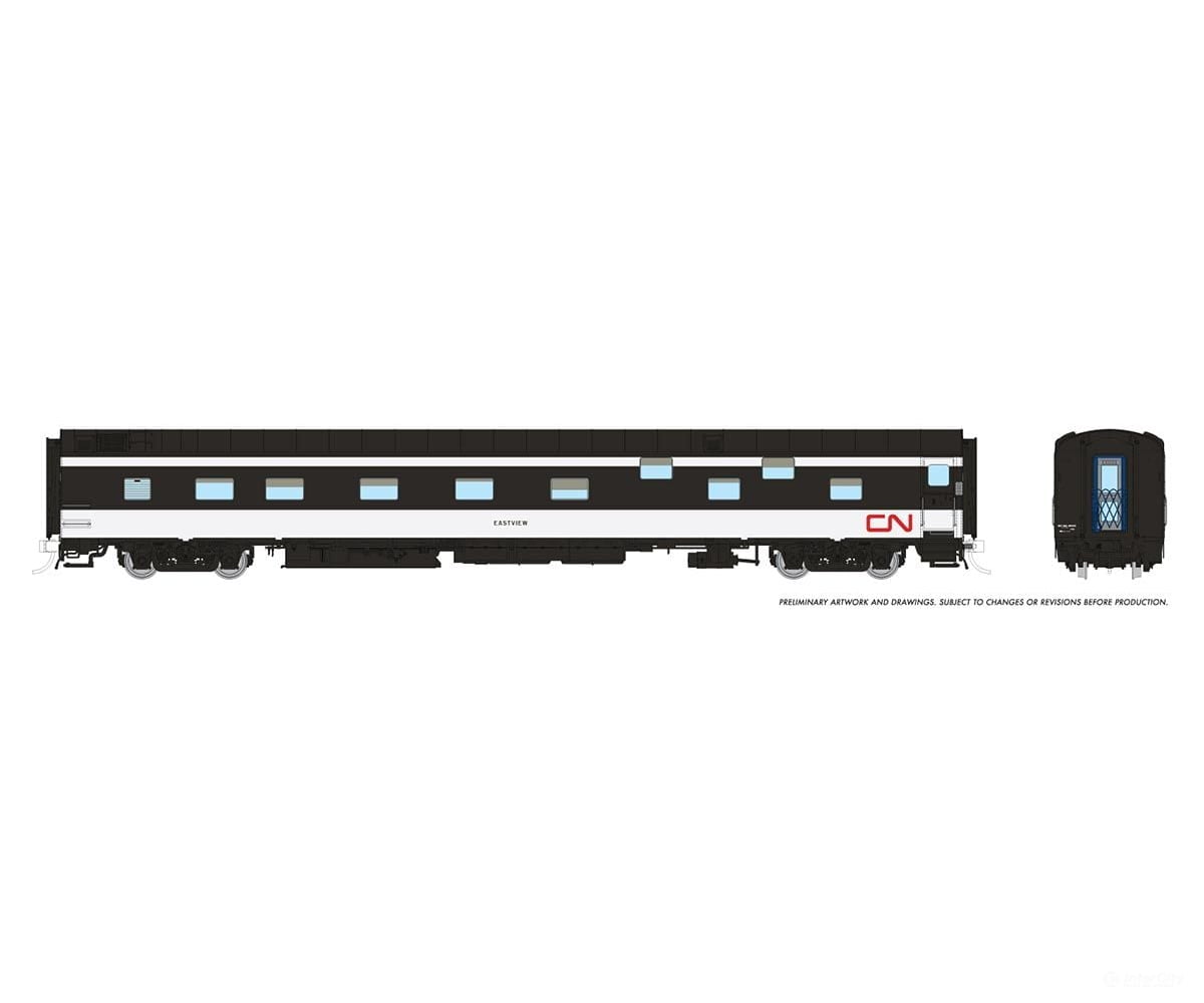 Rapido 101158 Ho Duplex Sleeper: Cn - Wet Noodle Scheme: #1136 Endeavour Passenger Cars