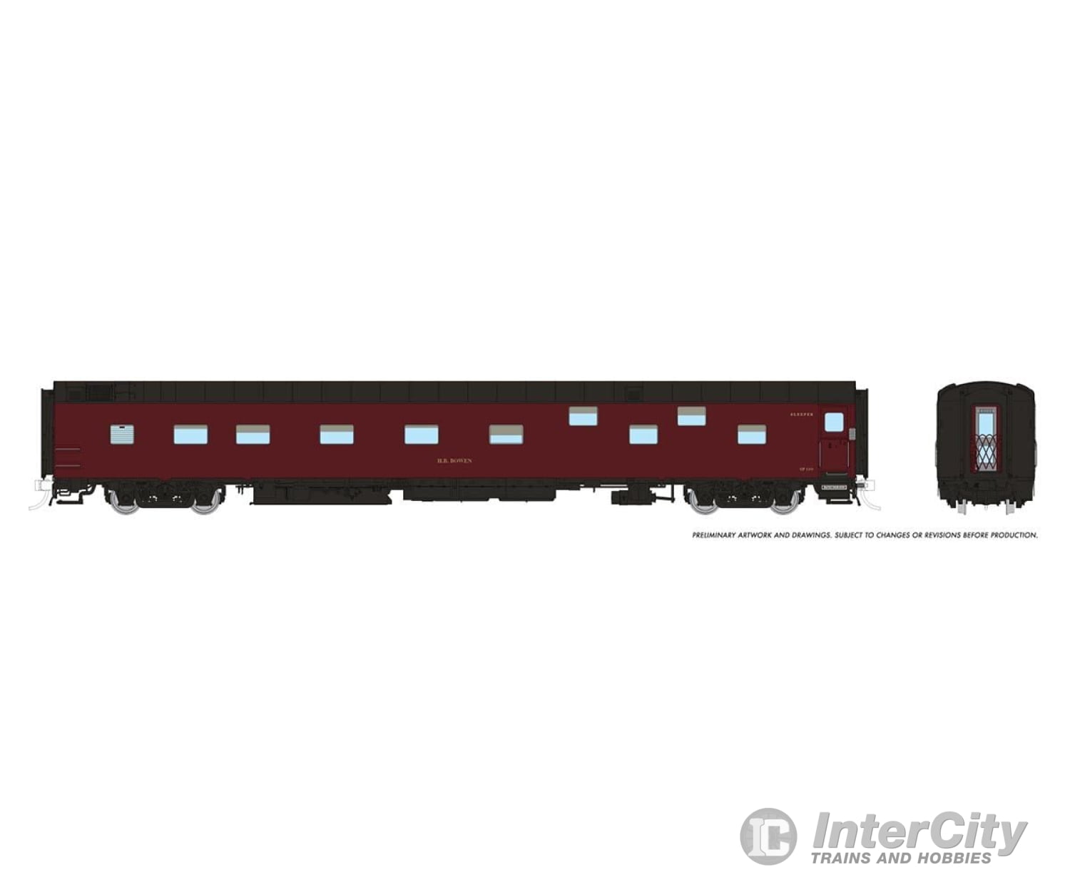 Rapido 101159 Ho Duplex Sleeper: Cp - Royal Canadian Pacific: #110 H.b. Bowen Passenger Cars