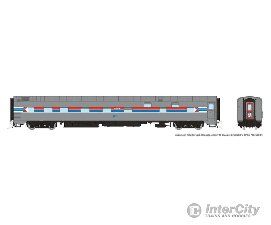 Rapido 101160 Ho Duplex Sleeper: Amtrak - Phase 1: #2400 Passenger Cars