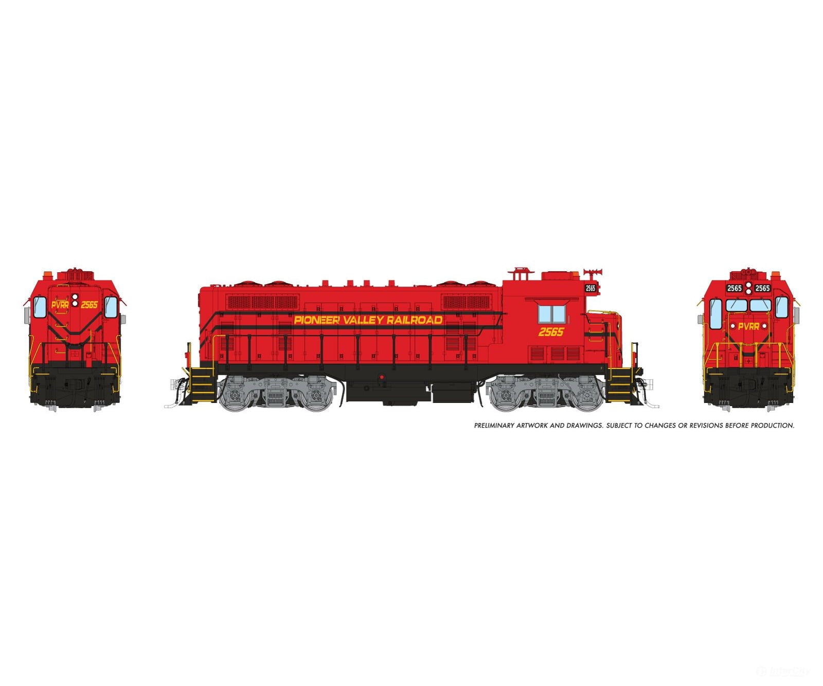 Rapido 1017019 HO ATSF CF7 w/ Square Cab (DC/Silent): Pioneer Valley RR: #2647 - Locomotives