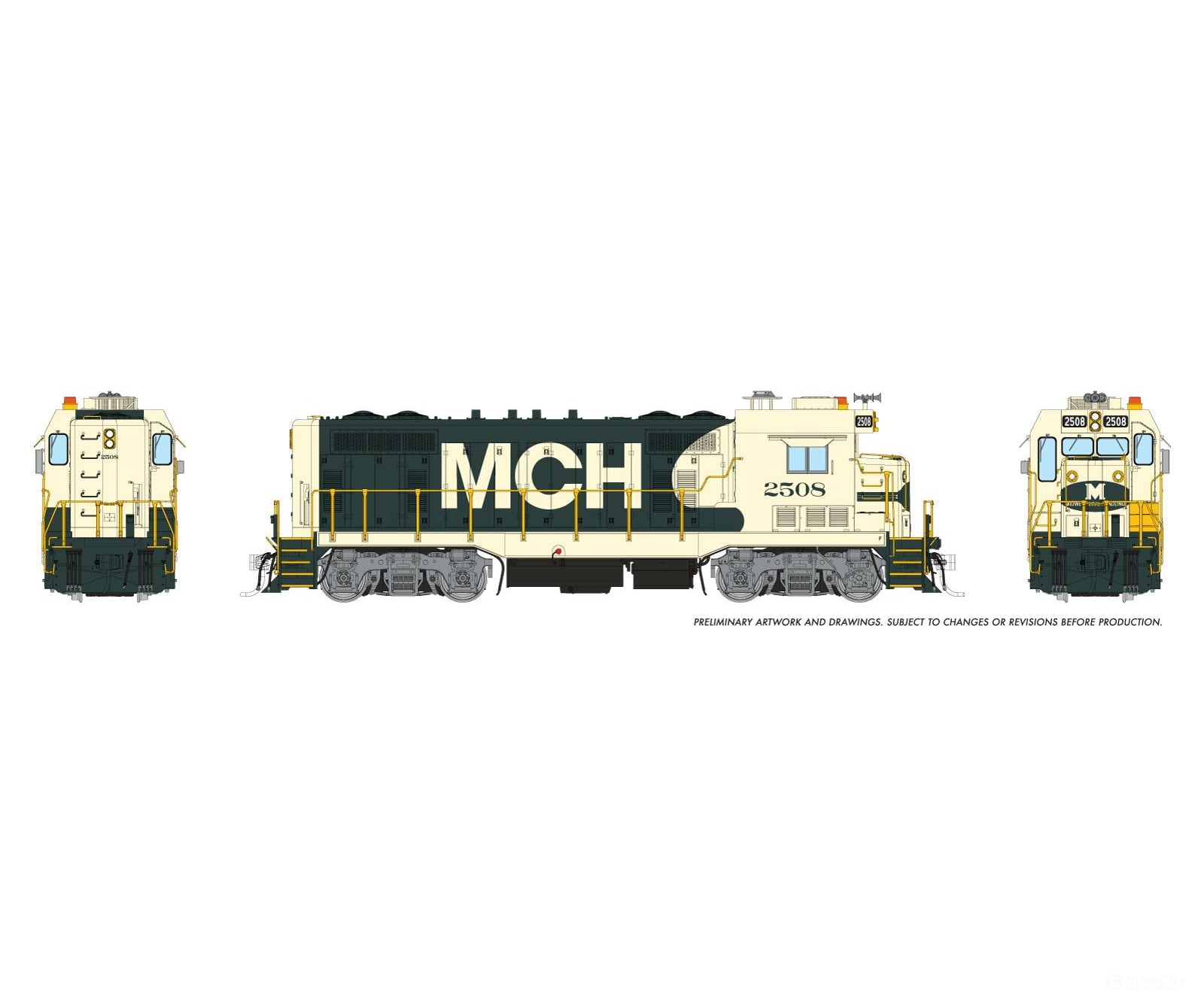 Rapido 1017517 HO ATSF CF7 w/ Square Cab (DC/DCC/Sound): Midwest Coal Hauling: #2627 - Locomotives