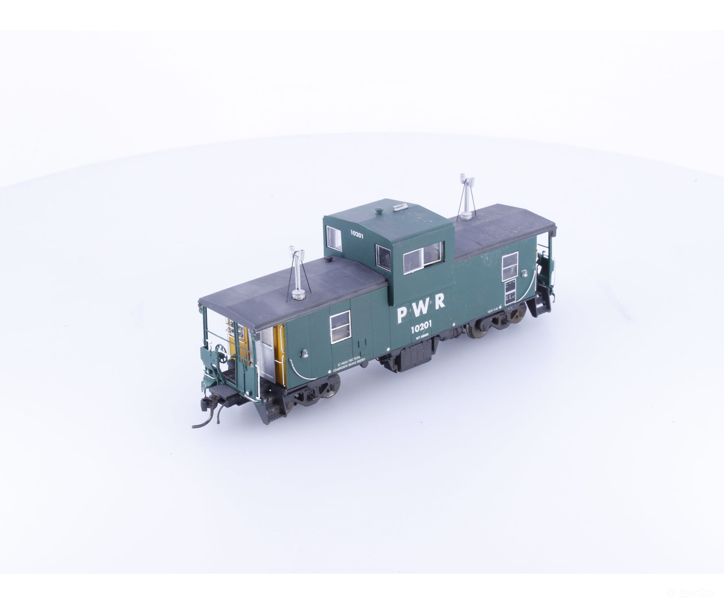 Rapido 10201 HO Angus Wide Vision Caboose Pacific Western Railway (PWR) 10201 - Freight Cars