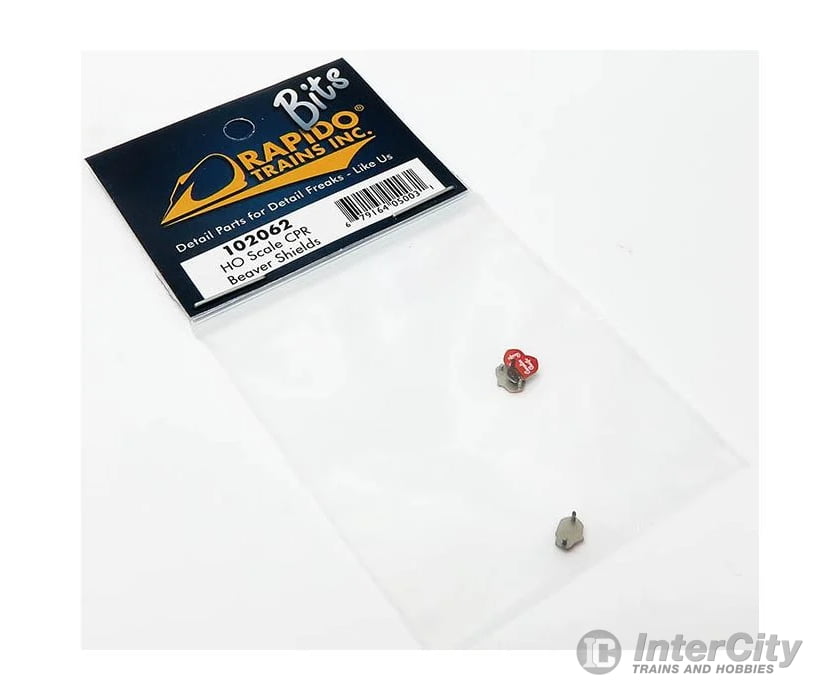 Rapido 102062 HO scale CPR Beaver Shields (x4) Detailing Parts