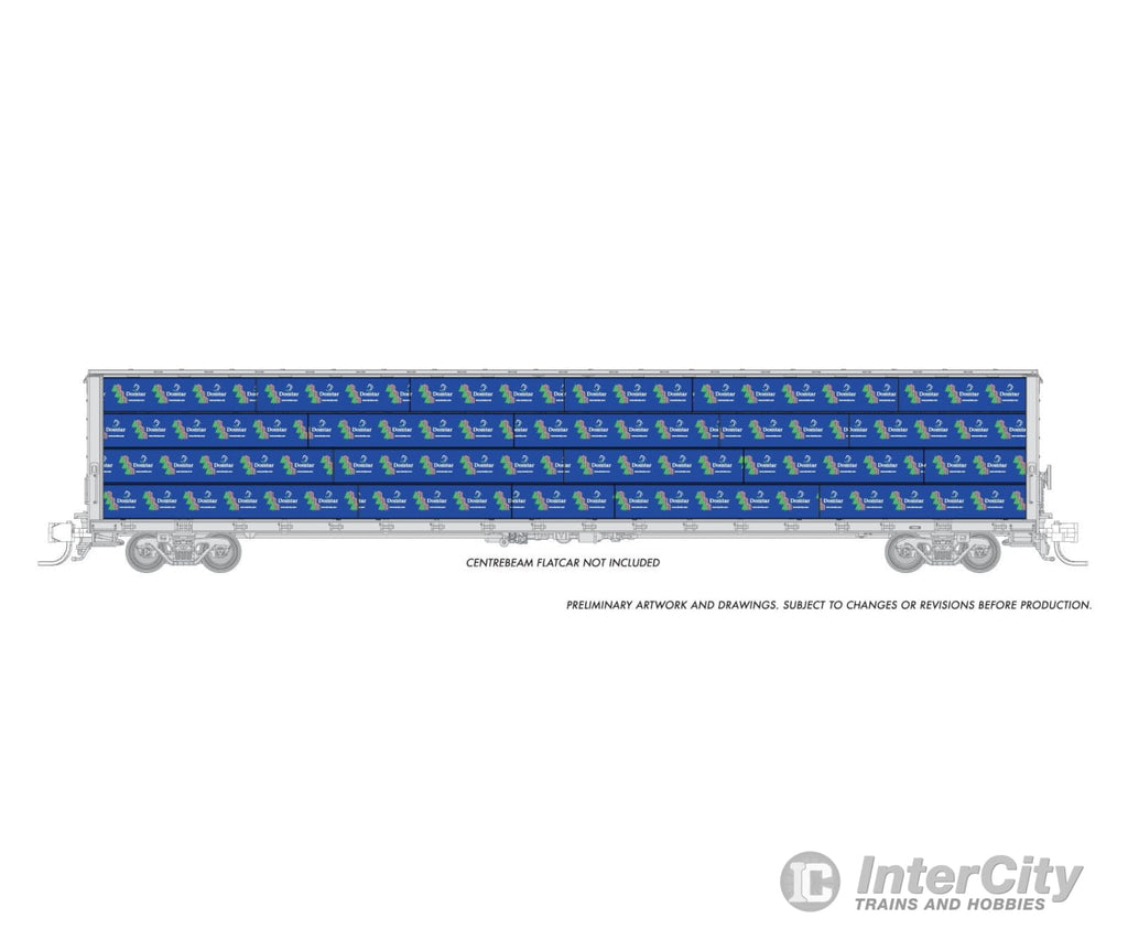 Rapido 102152 Rapido Bits: N Centerbeam Lumber Load: Domtar Freight Loads & Containers