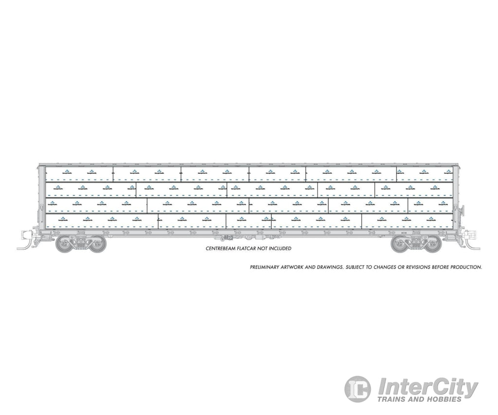 Rapido 102153 Rapido Bits: N Centerbeam Lumber Load: Georgia Pacific Freight Loads & Containers