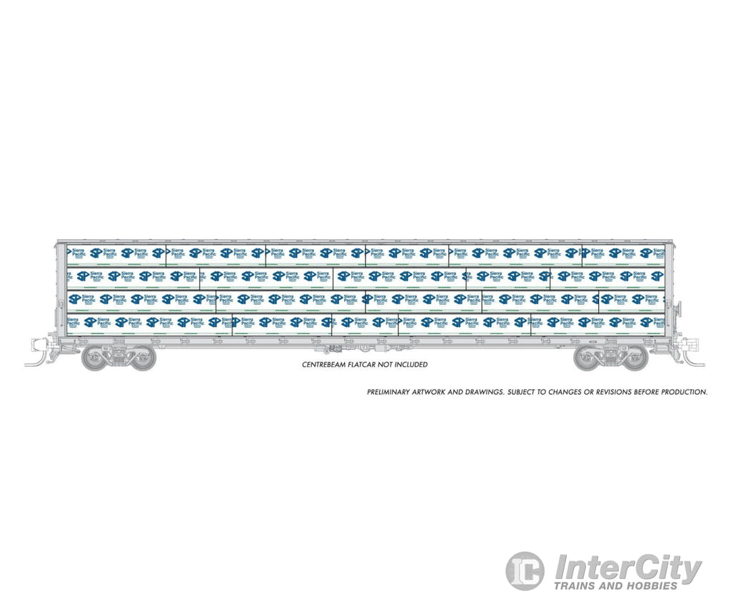 Rapido 102156 Rapido Bits: N Centerbeam Lumber Load: Sierra Pacific Freight Loads & Containers