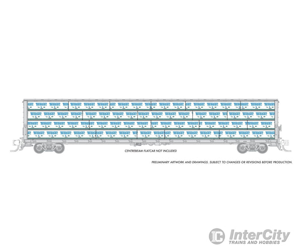 Rapido 102157 Rapido Bits: N Centerbeam Lumber Load: Tembec Freight Loads & Containers