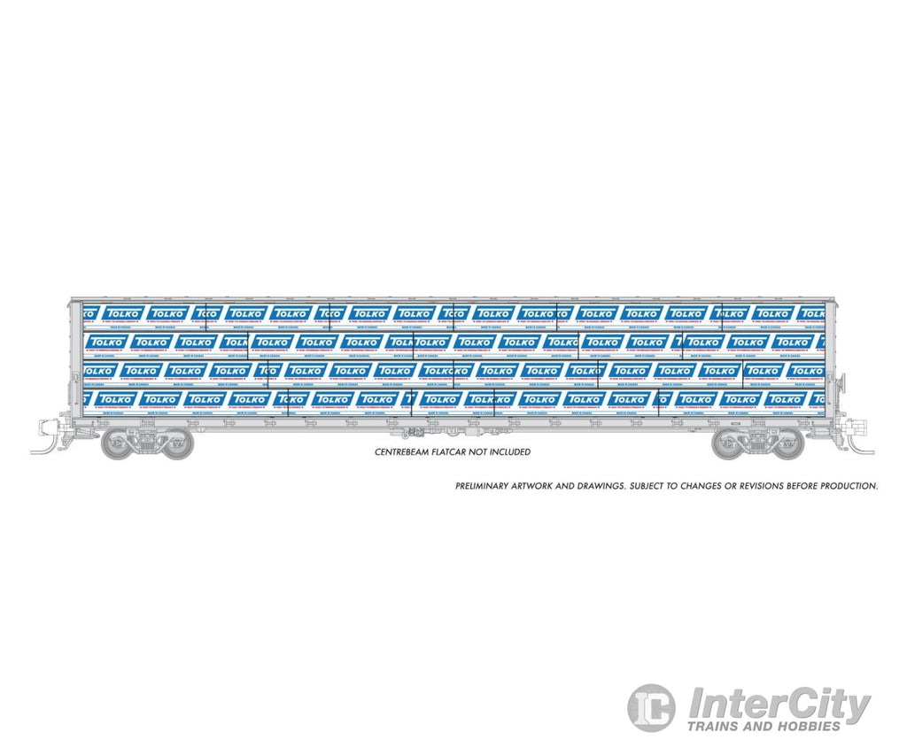 Rapido 102158 Rapido Bits: N Centerbeam Lumber Load: Tolko Freight Loads & Containers