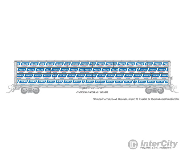 Rapido 102158 Rapido Bits: N Centerbeam Lumber Load: Tolko Freight Loads & Containers