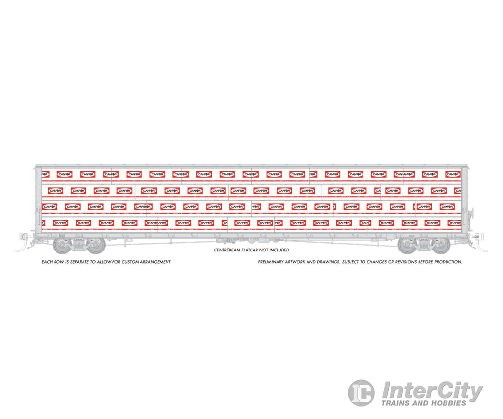Rapido 102160 Rapido Bits: HO Centerbeam Lumber Load: Canfor Freight Loads & Containers