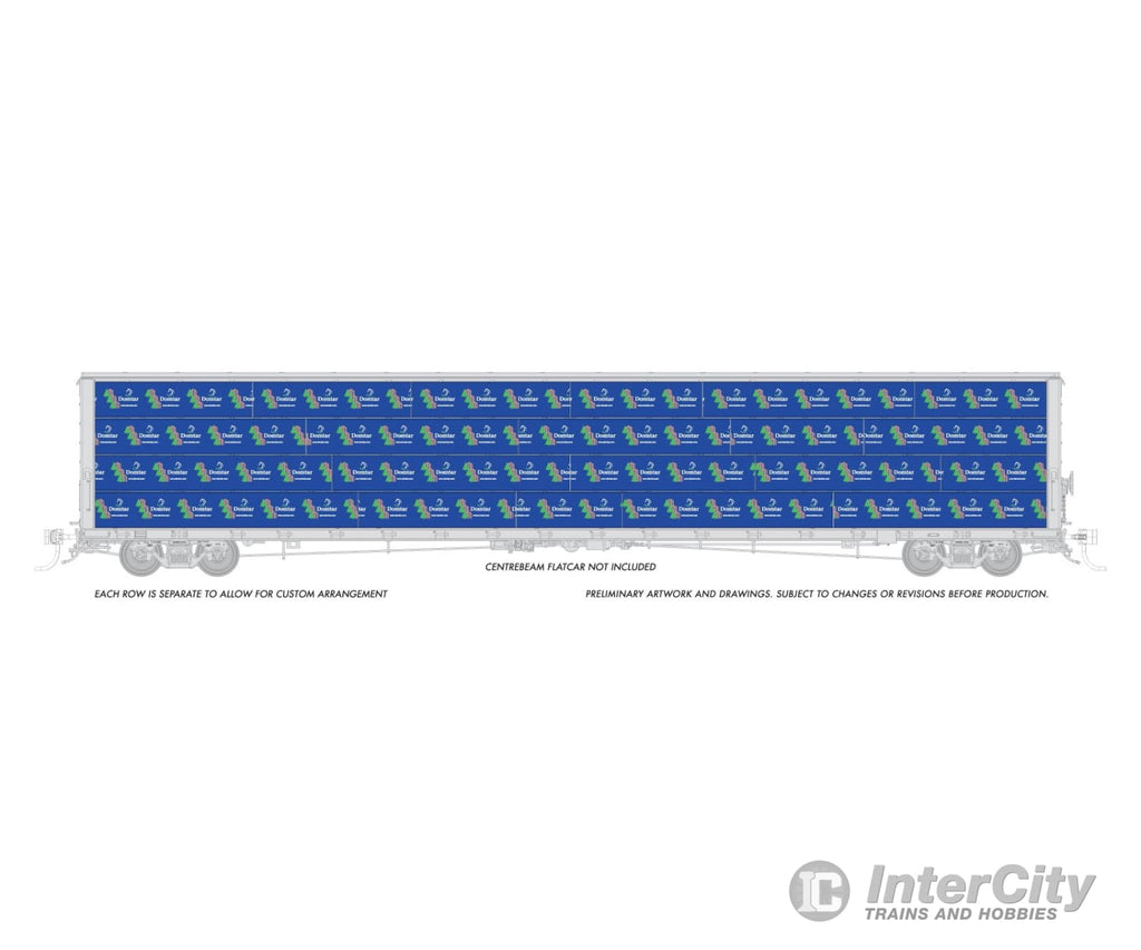 Rapido 102161 Rapido Bits: HO Centerbeam Lumber Load: Domtar Freight Loads & Containers