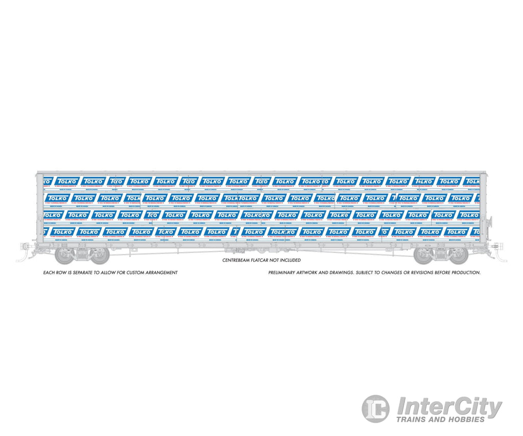 Rapido 102167 Rapido Bits: HO Centerbeam Lumber Load: Tolko Freight Loads & Containers