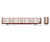 Rapido 1024198 HO NSC 89’ Tri-Level Autorack: Painted/Unlettered Brown: Single Car - Frieght Cars