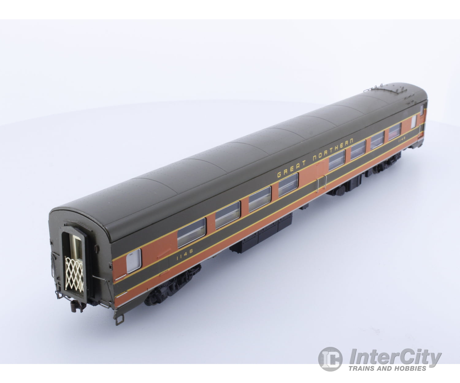 Rapido 103028 Ho Cafe-Bar-Lounge Car Great Northern (Gn) 1146 Passenger Cars