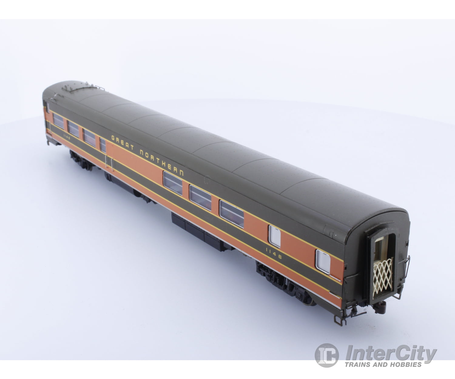 Rapido 103028 Ho Cafe-Bar-Lounge Car Great Northern (Gn) 1146 Passenger Cars