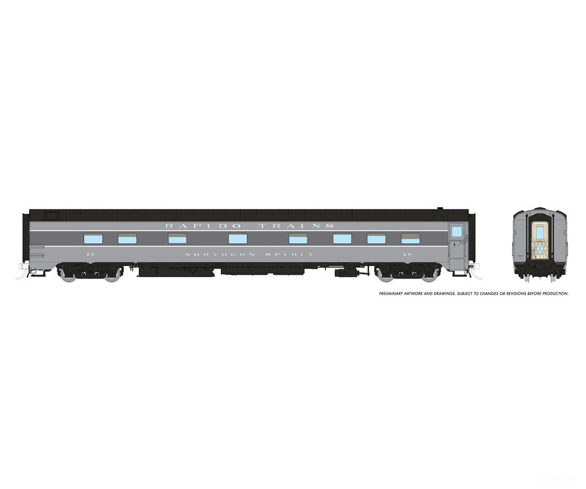 Rapido 104119 Ho 10-5 Sleeper: Rapido Anniversary: ’Northern Spirit’ Passenger Cars