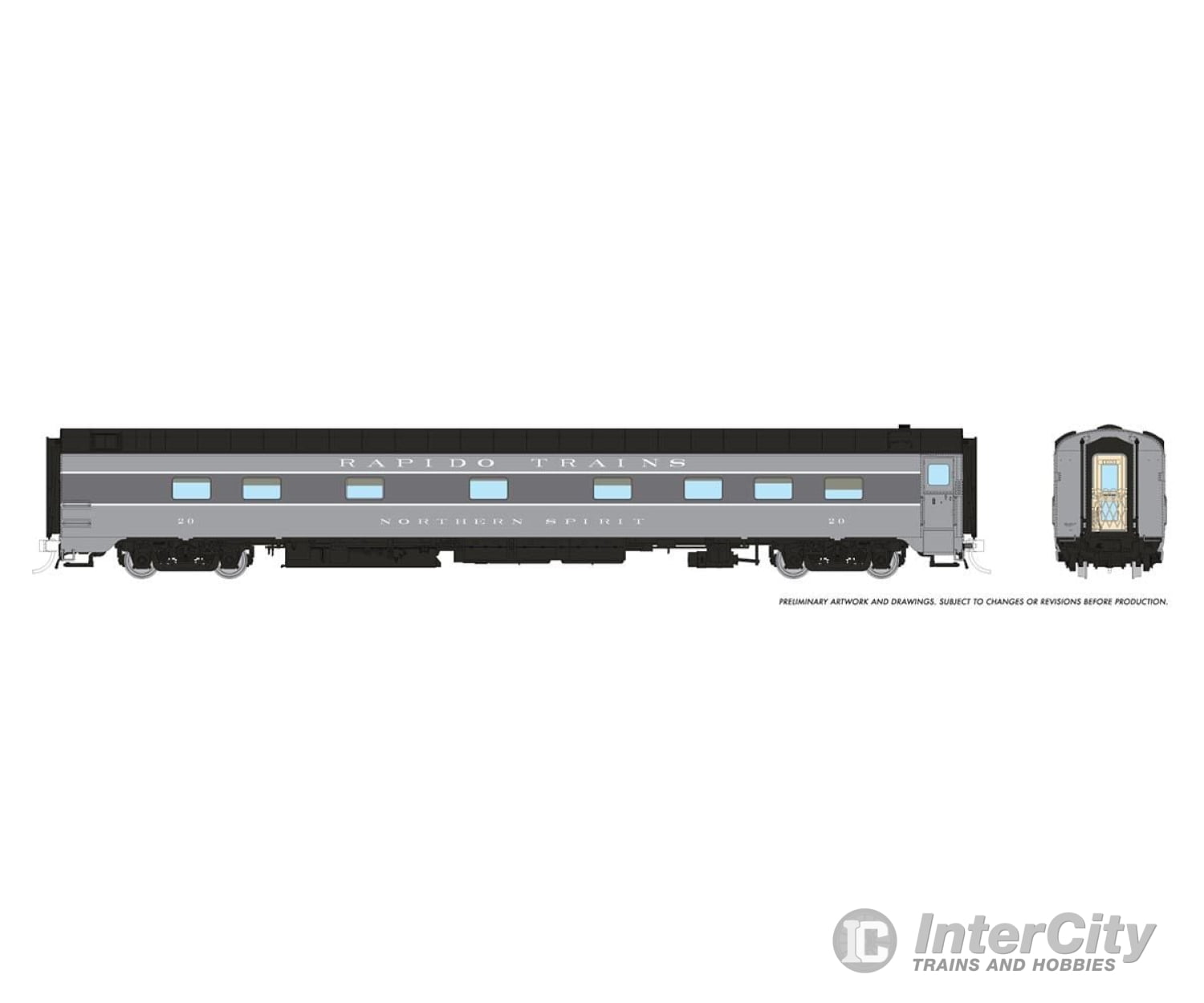 Rapido 104119 Ho 10 - 5 Sleeper: Rapido Anniversary: ’Northern Spirit’ Passenger Cars