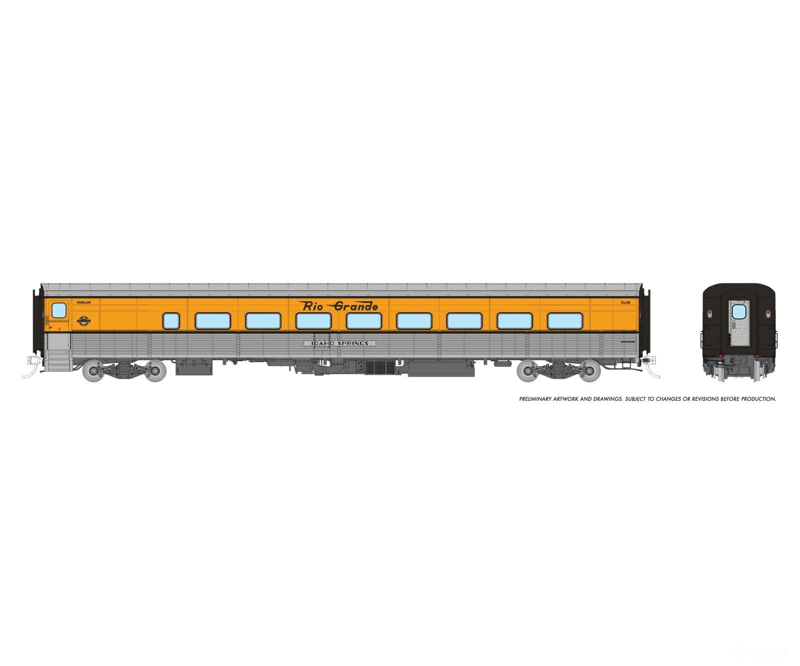 Rapido 1062016 HO Denver Ski Train Club: Idaho Springs - Passenger Cars