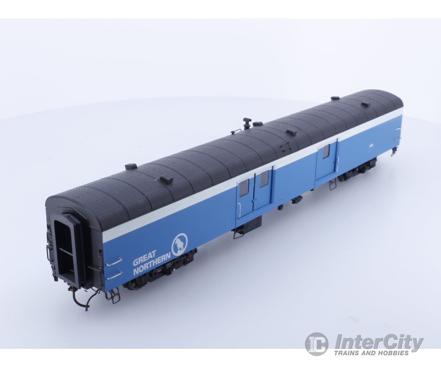 Rapido 106228 Ho Baggage Express Car Big Sky Blue Great Northern (Gn) 306 Passenger Cars