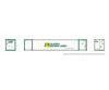 Rapido 1069001 HO 53’ high-cube Container (2-pack): Alaska Marine - Freight Loads & Containers