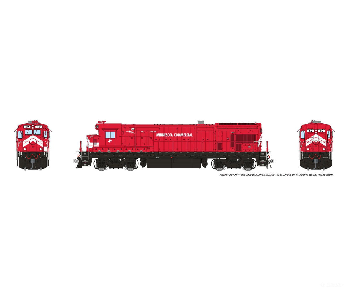 Rapido 1074023 HO GE B36-7 (DC/Silent): Minnesota Commercial: #49 - Locomotives
