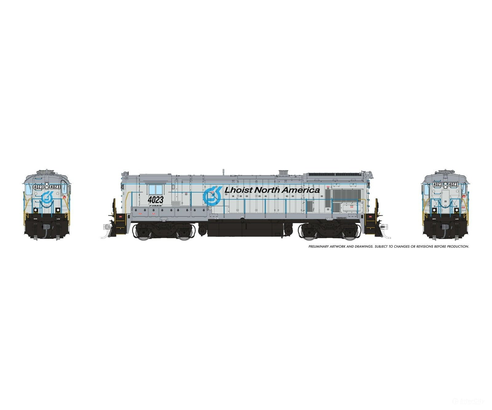 Rapido 1074513 HO GE B23-7 (DC/DCC/Sound): Lhoist North America: #4021 - Locomotives
