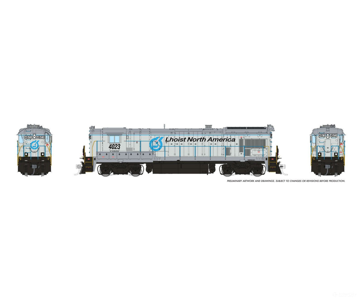 Rapido 1074514 HO GE B23-7 (DC/DCC/Sound): Lhoist North America: #4023 - Locomotives