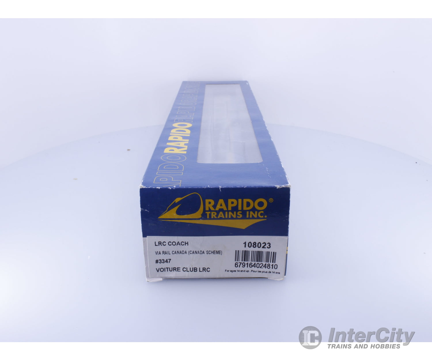 Rapido 108023 HO LRC Passenger Coach Canada Scheme Via Rail (VIA) 3347 Passenger Cars