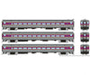 Rapido 1084016 HO Comet Car: MBTA - Modern: Set #4 (Cab: 1643 Coaches: 616 632) - Passenger Cars