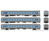 Rapido 1084027 HO Comet Car: MNCR - Modern: Set #5 (Cab: 6129 Coaches: 6144 6178) - Passenger Cars